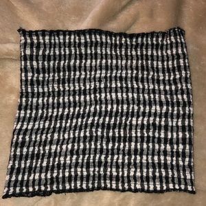 BRANDY MELVILLE GINGHAM TUBE TOP